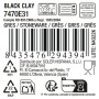 Taza La Mediterránea Black clay (36 Unidades)