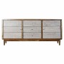 Buffet DKD Home Decor Naturel Métal Crème Acacia (175 x 40 x 77 cm)