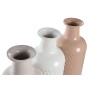 Jarrón DKD Home Decor Terracota Malva Rosa claro Dolomita 13 x 13 x 41 cm (3 Unidades)