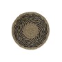 Salvamantel DKD Home Decor Negro Natural 38 x 38 x 1 cm