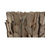 Set de Maceteros Home ESPRIT Marrón Madera de Paulonia 35 x 35 x 45 cm (2 Piezas)