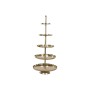 Coupe à fruits Home ESPRIT Doré Aluminium 65 X 65 X 148 cm
