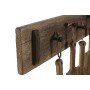 Perchero de Pared Home ESPRIT Natural Madera de Paulonia 89 x 6 x 62 cm