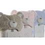 Manta Home ESPRIT Azul Beige Rosa 100 x 75 x 20 cm (3 Unidades)