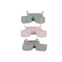 Juego de Cestas Home ESPRIT Beige Gris Rosa Cuerda (3 Piezas) (3 Unidades)