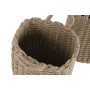 Juego de Cestas Home ESPRIT Blanco Beige Cuerda (2 Piezas) (2 Unidades)