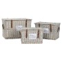 Lot de paniers Home ESPRIT Naturel osier 67 x 45 x 46 cm