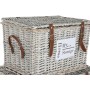 Juego de Baúles Home ESPRIT Natural Mimbre 67 x 45 x 46 cm