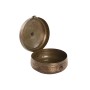 Caja-Joyero Home ESPRIT Cobre Latón 25 x 25 x 10 cm