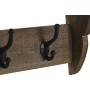 Portemanteau Home ESPRIT Marron Noir Bois Métal 67 x 17 x 27 cm