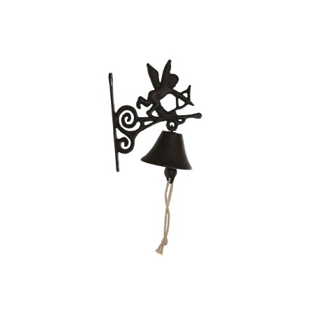 Campana Home ESPRIT Marrón Negro Hierro 16,5 x 10 x 21 cm