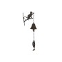 Cloche Home ESPRIT Marron Noir Fer 15,7 x 7,5 x 42 cm