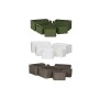 Juego de Cestas Home ESPRIT Verde Gris Crema Metal Polipropileno (3 Unidades)