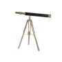 Figura Decorativa Home ESPRIT Marrón Dorado Vintage Telescopio 63 x 40 x 70 cm