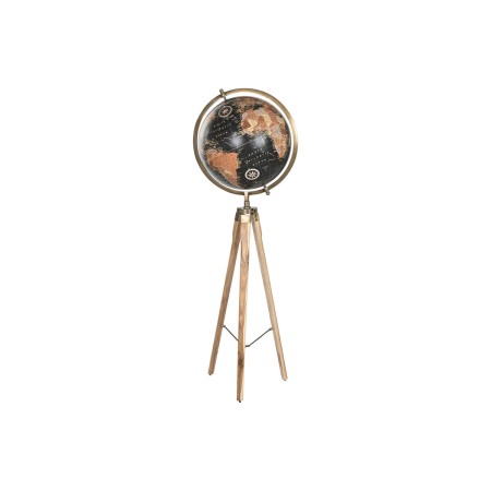 Globe terrestre Home ESPRIT Marron Tripode Vintage 45 x 45 x 123 cm