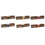 Support Home ESPRIT Bois de manguier Mandala Indien 31 x 6 x 6,5 cm Encens (6 Unités) (10 Unités)