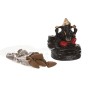 Support Home ESPRIT Céramique Mandala Indien 13 x 8 x 12,5 cm Encens (6 Unités)