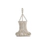 Pantalla de Lámpara Home ESPRIT Macramé Urbano 25 x 25 x 108 cm