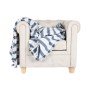 Manta Home ESPRIT Azul Gris Rayas