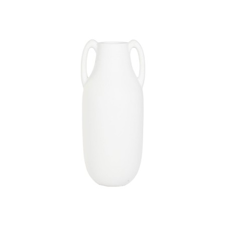 Jarrón Home ESPRIT Beige Fibra 38 x 38 x 90 cm