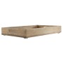 Jeux de plateaux Home ESPRIT Blanc Naturel Indien 44 x 29 x 5 cm (2 Unités)