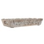 Jeux de plateaux Home ESPRIT Blanc Naturel Indien Décapé 40,5 x 25,5 x 6,5 cm (2 Unités)