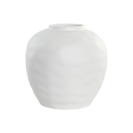 Vase Home ESPRIT Blanc Grès Style artisanal 26 x 26 x 26 cm