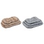 Lit pour animal domestique Home ESPRIT Marron Gris Camel Gris clair Gris foncé 90 X 63 X 10 CM 2 Unités