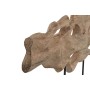 Figura Decorativa Home ESPRIT Negro Marrón claro Moderno 74 X 9 X 42 CM