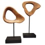 Figurine Décorative Home ESPRIT Marron Noir Moderne 22 X 9 X 44 CM