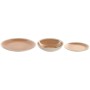 Assiettes Home ESPRIT Blanc Orange Grès 18 Pièces