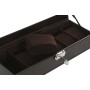 Caja-Joyero Home ESPRIT Beige Marrón oscuro Poliuretano Cristal Madera MDF 30 x 10 x 8 cm