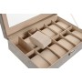 Caja-Joyero Home ESPRIT Gris Gris oscuro Poliuretano Madera MDF 29,5 x 20 x 8 cm