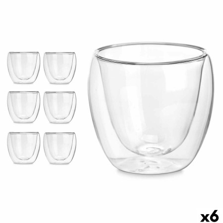 Verre d'eau Vivalto OCT-DG2319 Transparent Verre Borosilicaté 100 ml (6 Unités)