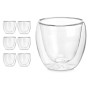 Verre d'eau Vivalto OCT-DG2319 Transparent Verre Borosilicaté 100 ml (6 Unités)