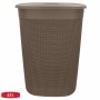 Cesto para la Ropa Curver Marrón Plástico 55 L 44 x 61 x 35 cm (8 Unidades)