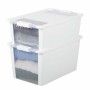 Boîte de rangement avec couvercle Curver Blanc Plastique 26 L 55 x 19 x 35 cm (7 Unités)