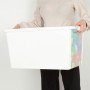 Caja de Almacenaje con Tapa Curver Blanco Plástico 40 L 55 x 28 x 35 cm (5 Unidades)