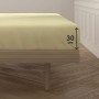 Sábana Bajera Ajustable Happy Home Mix Colors Amarillo Cama de 80