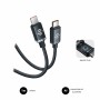 Câble USB-C vers USB-C Subblim OPTIMUS Noir 1 m