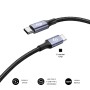 Câble USB-C vers USB-C Subblim PLUS Noir 1 m