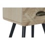 Table de Nuit DKD Home Decor Naturel Bois Géométrique (37 x 31,5 x 65 cm)