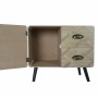 Caisson à Tiroirs DKD Home Decor Naturel Noir MDF (60 x 30 x 56 cm)