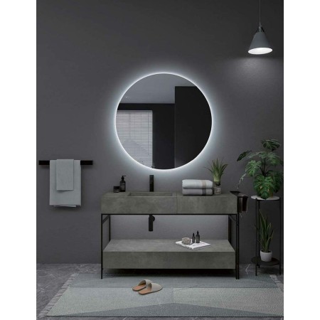 Miroir de salle de bains avec lumière LED Ledimex OPOR001-50 Miroir