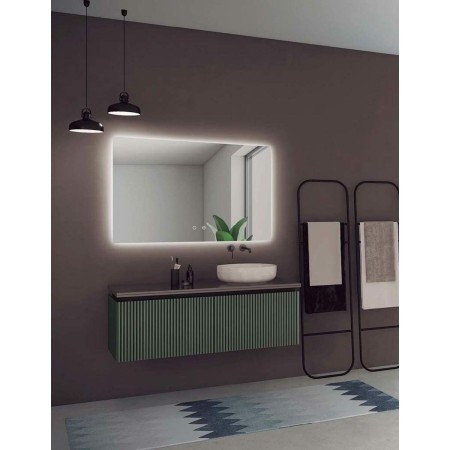 Miroir de salle de bains avec lumière LED Ledimex ITAL007-60 60 x 80 cm