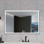 Miroir de salle de bains avec lumière LED Ledimex SUIZ010-100NG 100 x 80 cm