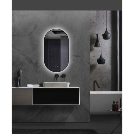 Miroir de salle de bains avec lumière LED Ledimex TOKYO M TOKY022-90NG 90 x 50 cm