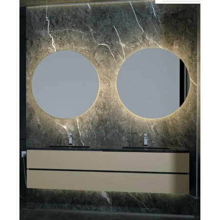 Miroir de salle de bains avec lumière LED Ledimex OPOR001-70C Miroir