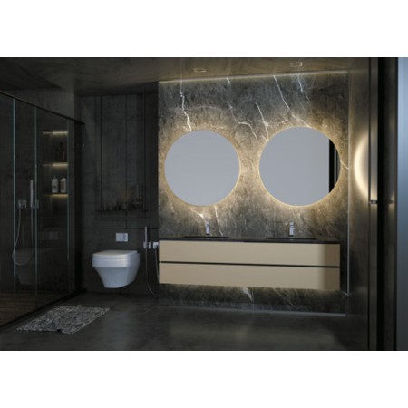 Miroir de salle de bains avec lumière LED Ledimex OPOR001-80C Miroir