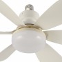Ventilateur de Plafond CristalRecord NIKIYA Transparent 18 W